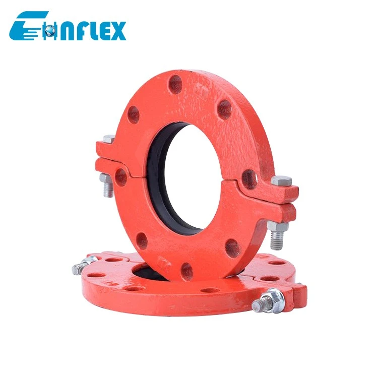 Fire trench split flange