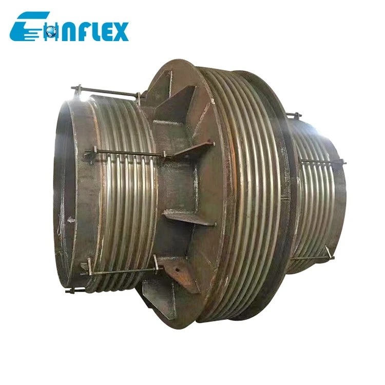 Pressure balanced corrugated expansion joint